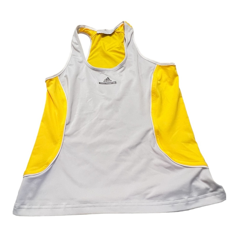 Adidas by Stella McCartney Barricade Tank Top Yellow/Grey Small.